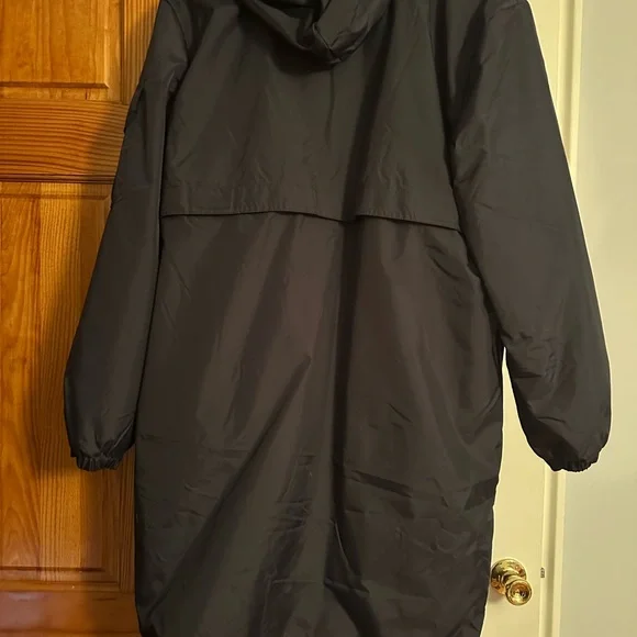 Navy hooded swim parka in adult XS from Adoretex New With Tags - Picture 3 of 5